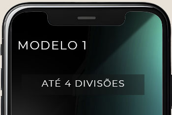 Close em Celular: Modelo 1 - Até 4 divisões